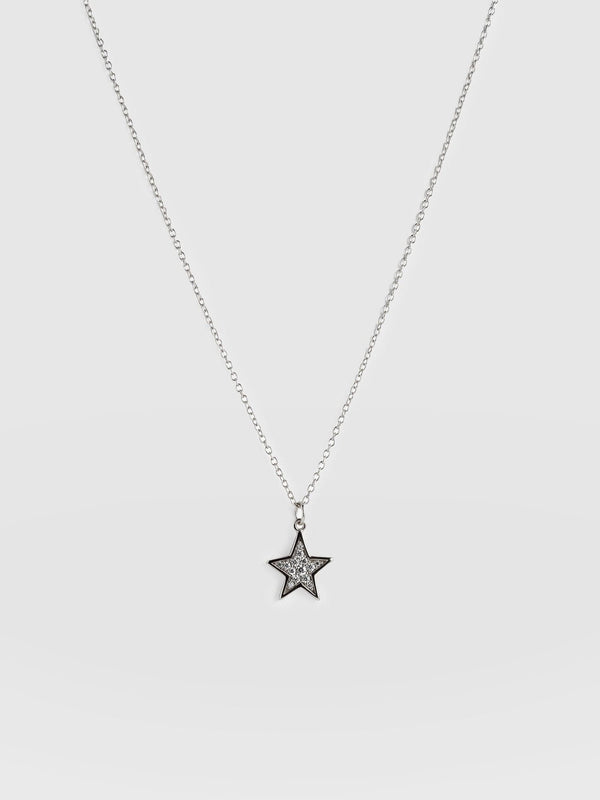 Astral Star Necklace - Silver