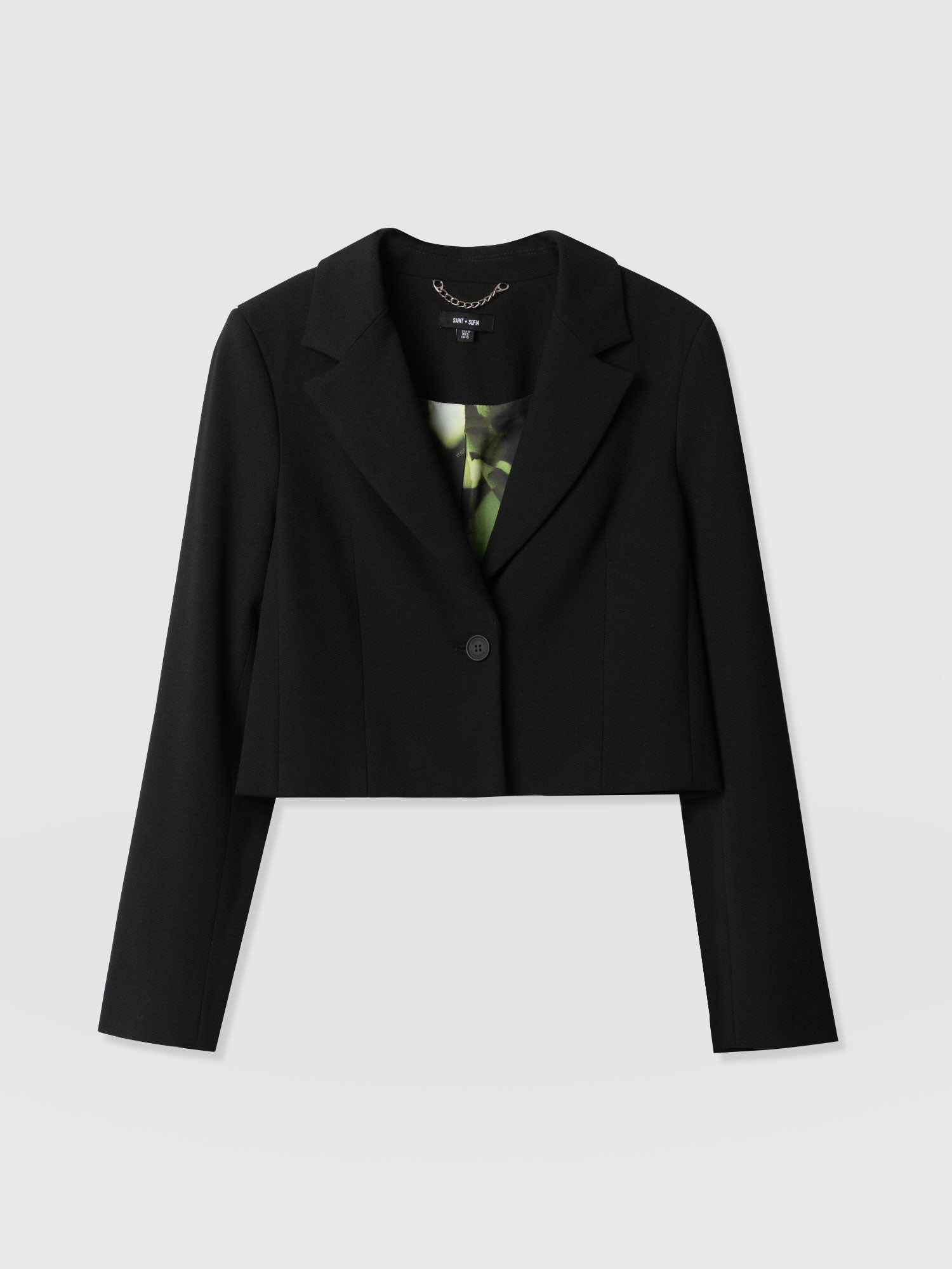 Cropped black hotsell blazer uk