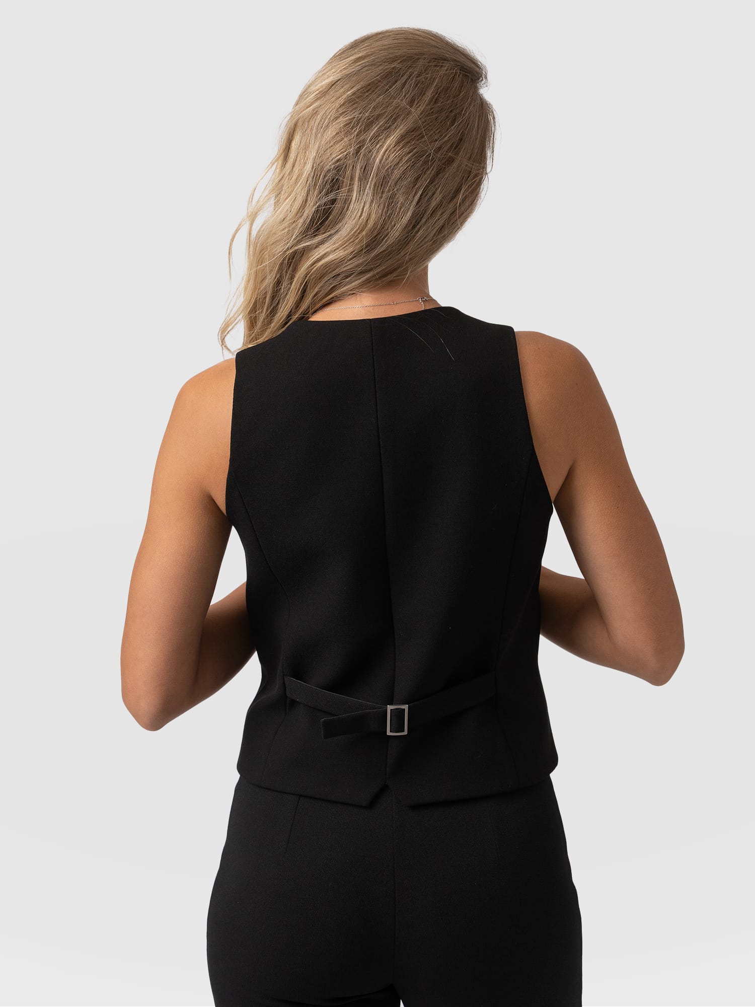 Astrid Waistcoat Black - Women's Blazers | Saint and Sofia® UK