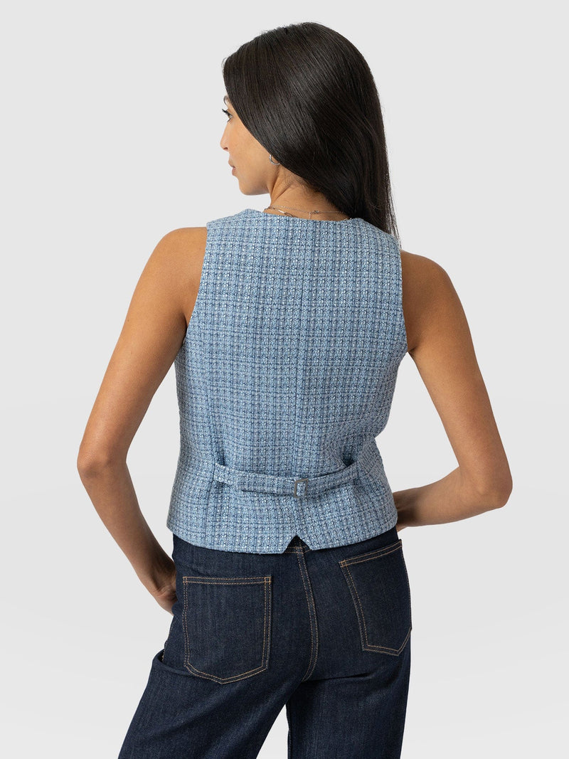 Astrid Waistcoat - Pale Blue