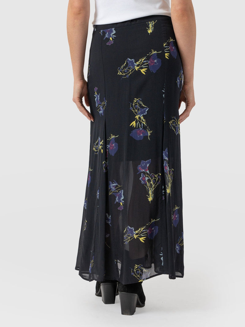 Audrey Skirt - Blue Lily Gardens