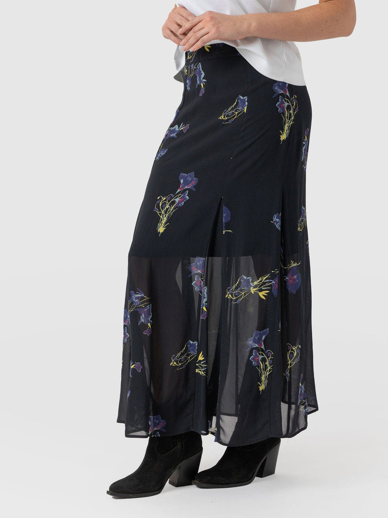 Audrey Skirt - Blue Lily Gardens