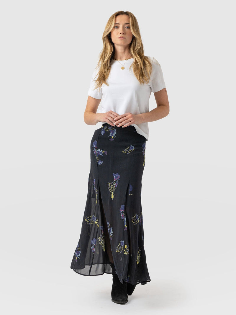 Audrey Skirt - Blue Lily Gardens