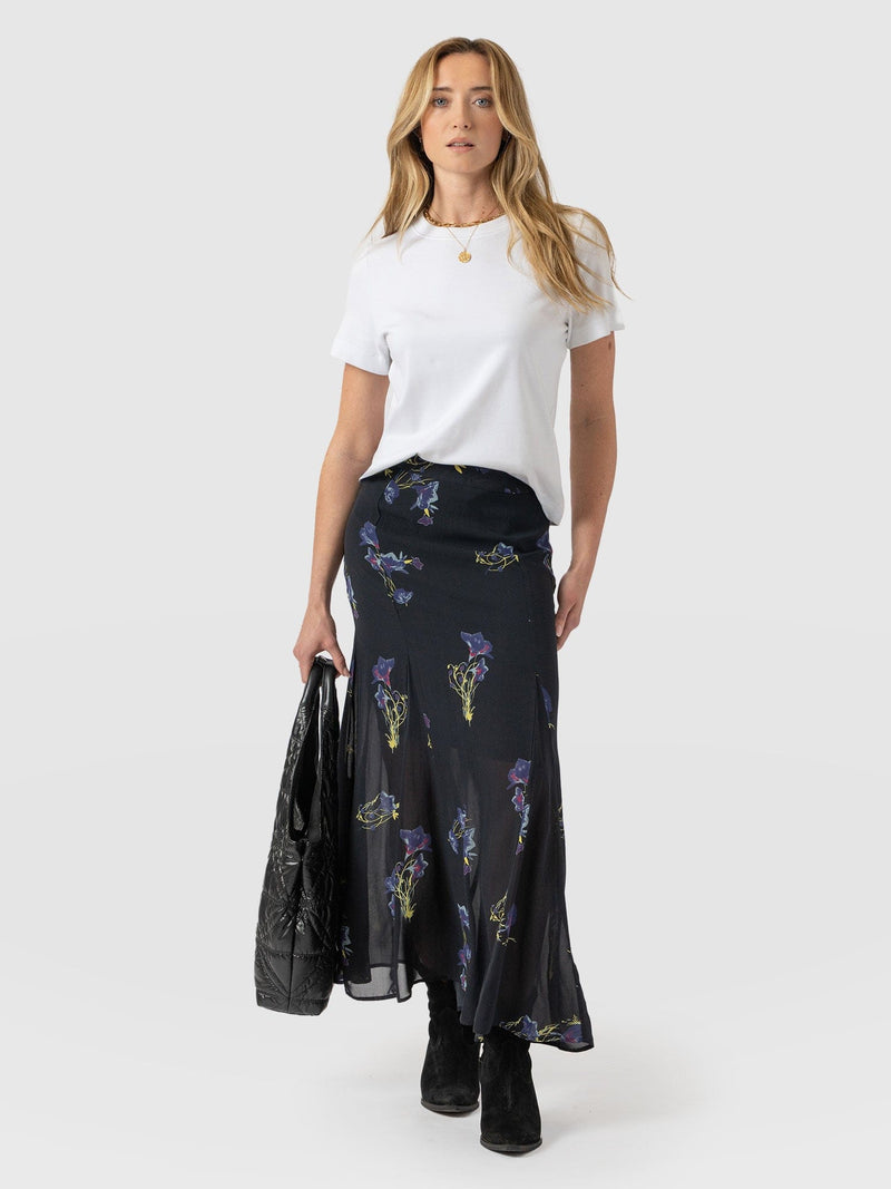 Audrey Skirt - Blue Lily Gardens