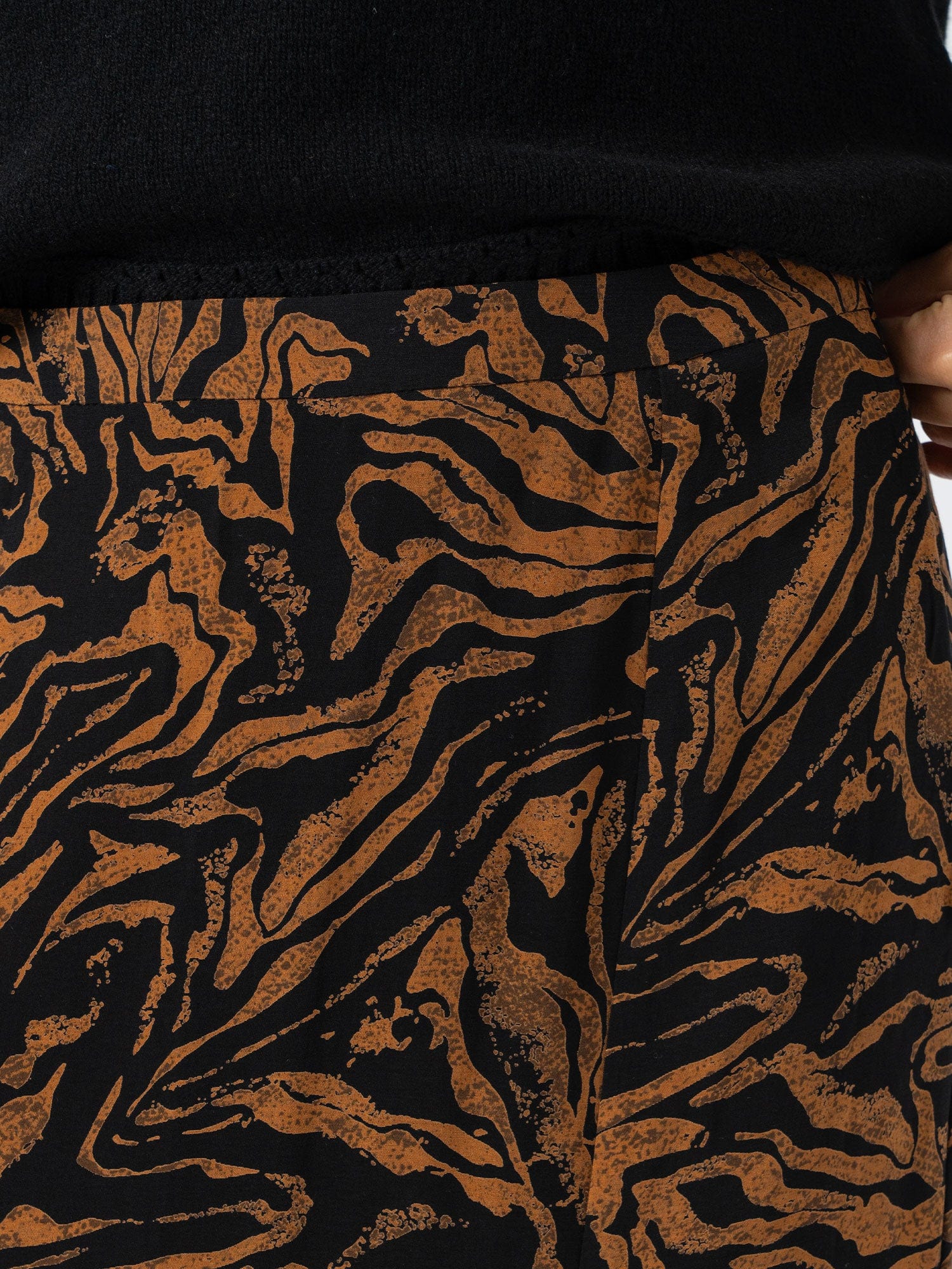 Audrey Skirt - Brown Zebra