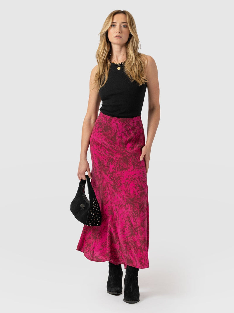 Audrey Skirt - Pink Marble