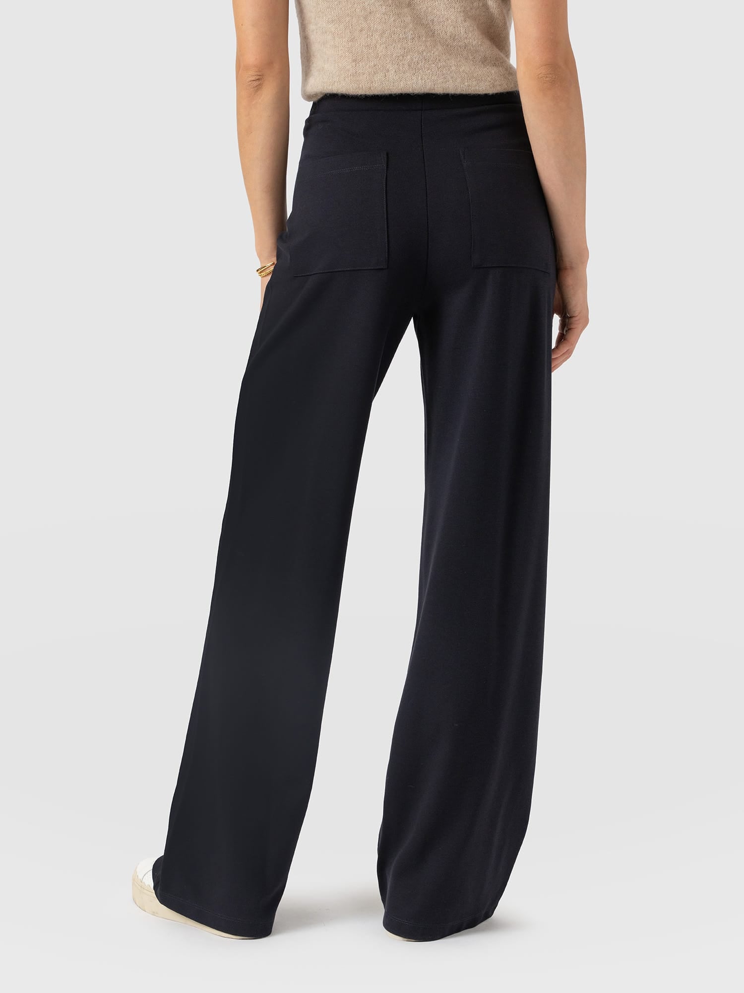 Averie Wide Leg Pant - Navy