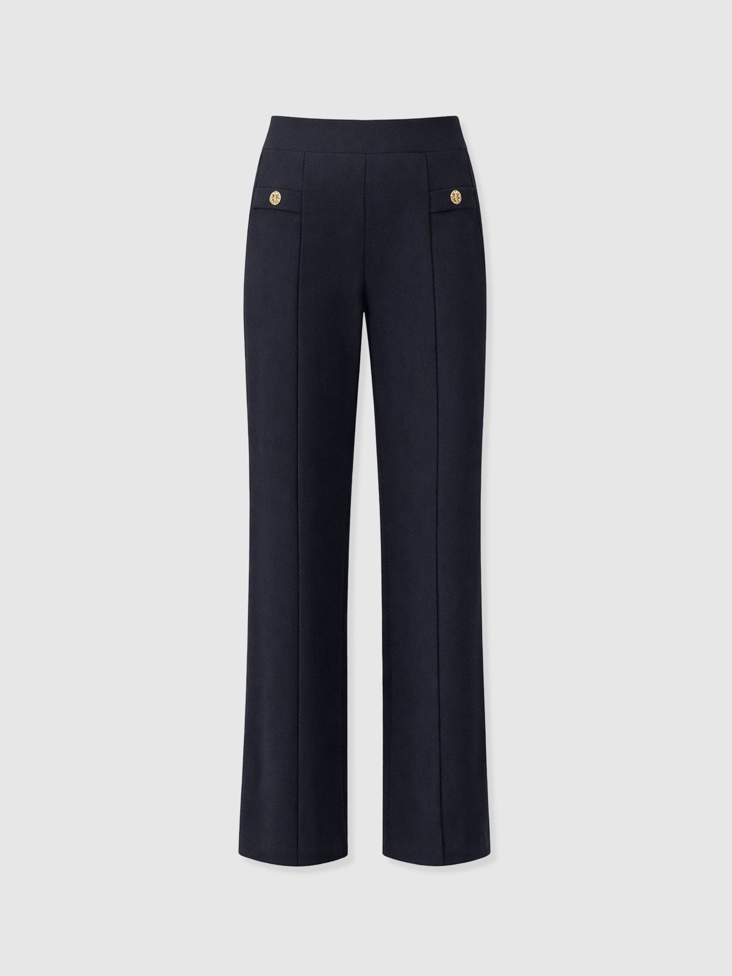 Averie Wide Leg Pant - Navy Molten - Women's Trousers | Saint + Sofia® UK