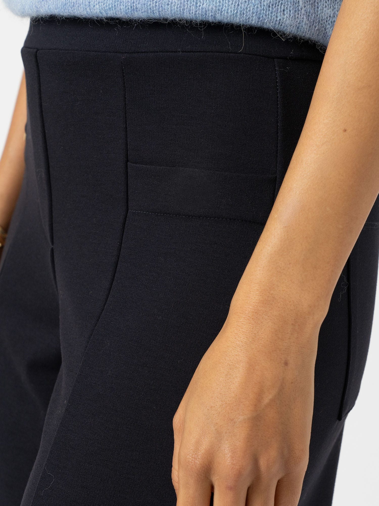 Averie Wide Leg Pant - Navy