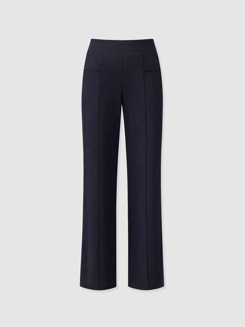 Averie Wide Leg Pant - Navy