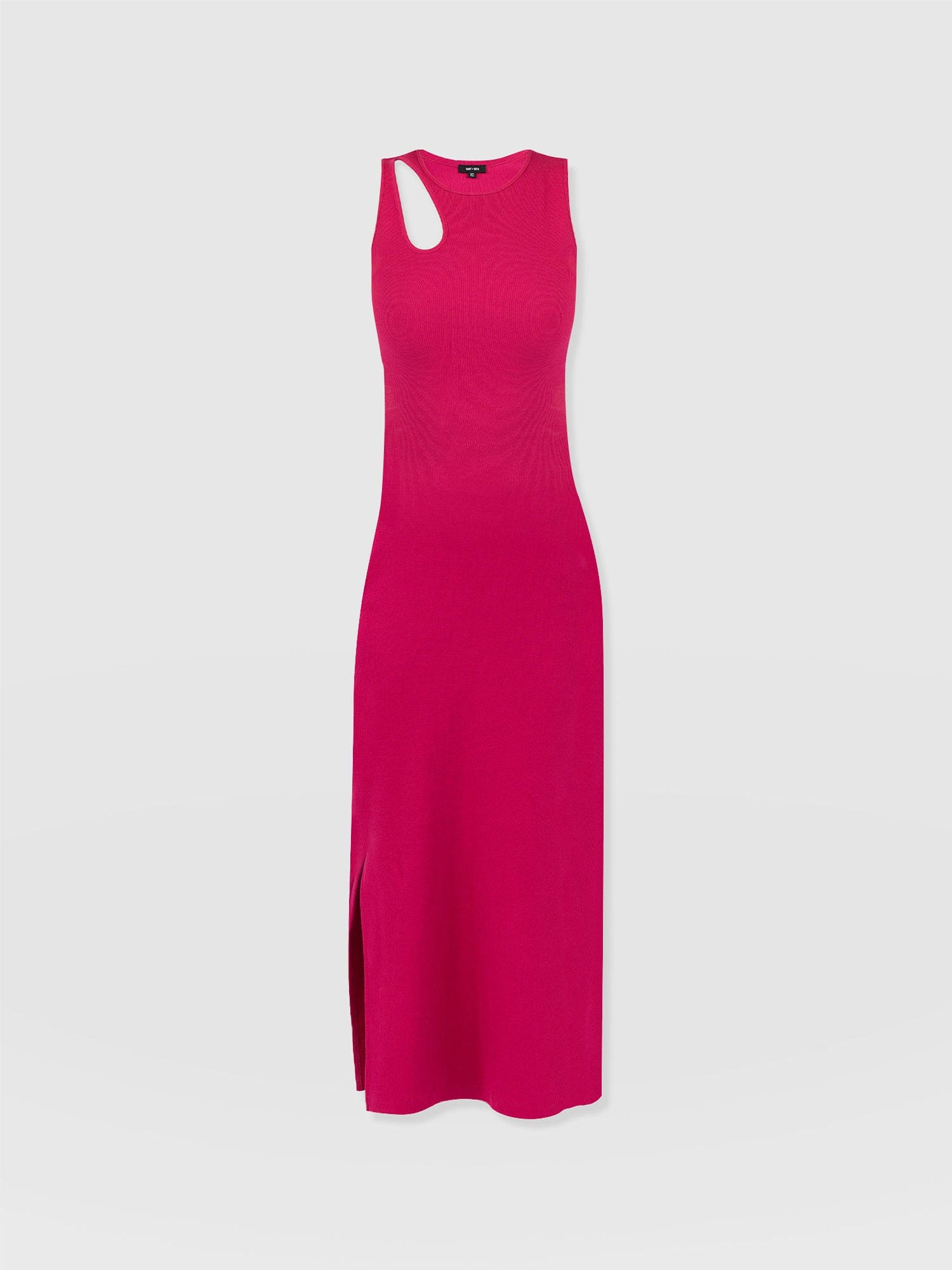 Axel Cut Out Dress - Fuchsia Pink - Women's Dresss | Saint + Sofia® UK