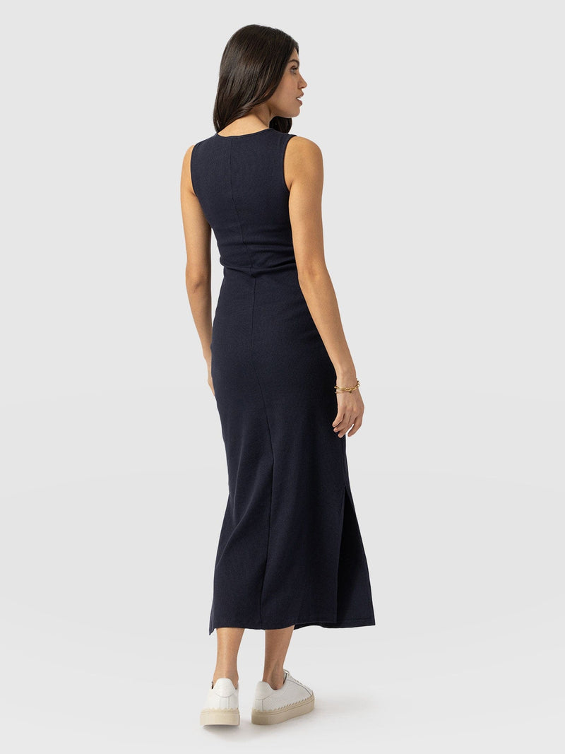 Axel Cut Out Dress - Navy