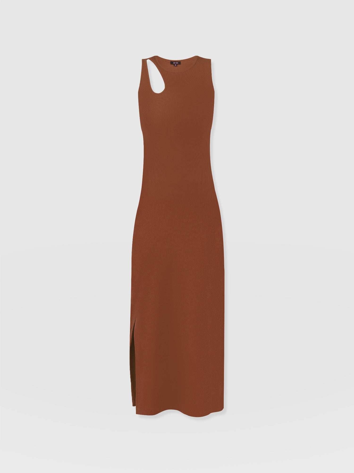 Axel Cut Out Dress - Russet Brown - Women's Dresss | Saint + Sofia® UK