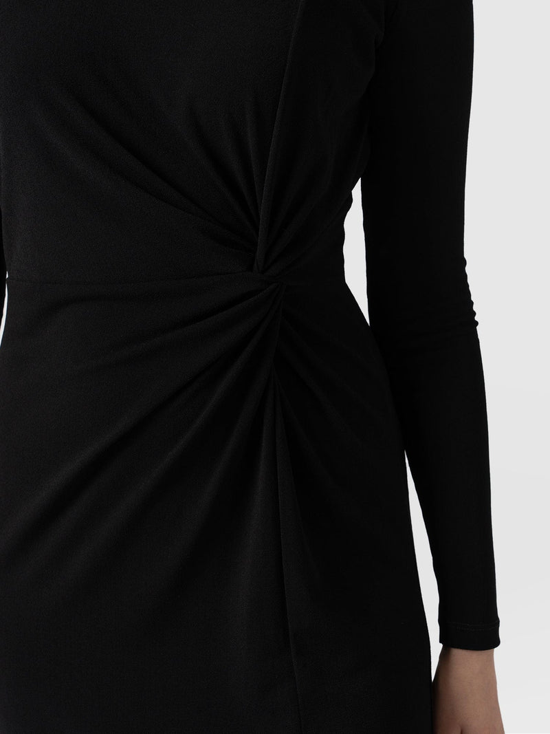 Bailey Knot Dress - Black