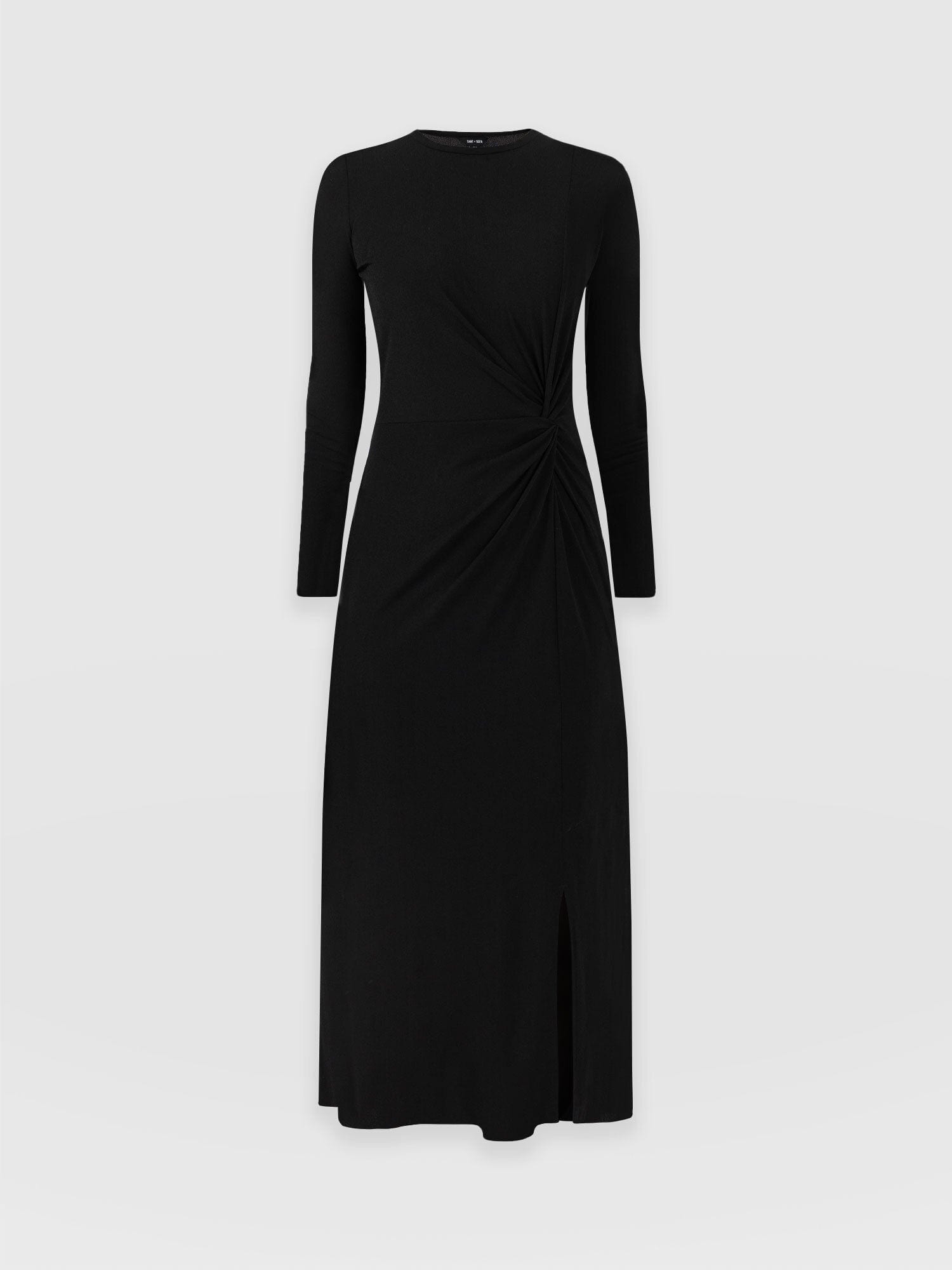Bailey Knot Dress Black - Women's Dresses | Saint + Sofia® UK