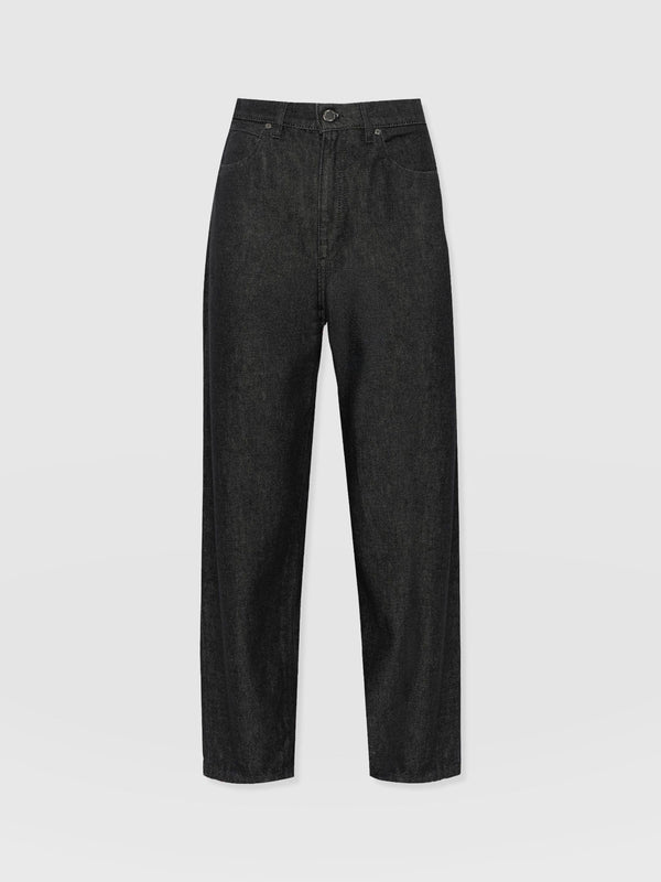 Barrel Leg Jean - Black