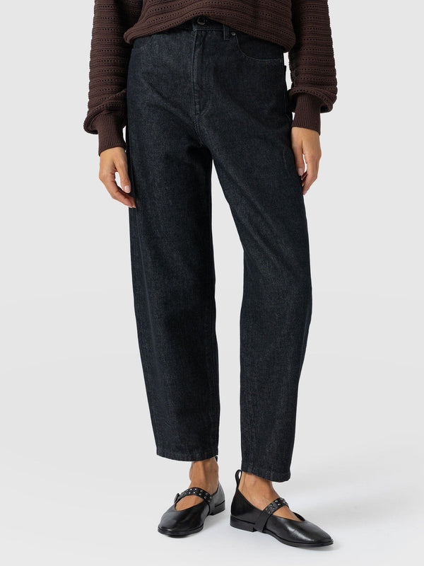 Barrel Leg Jean - Black