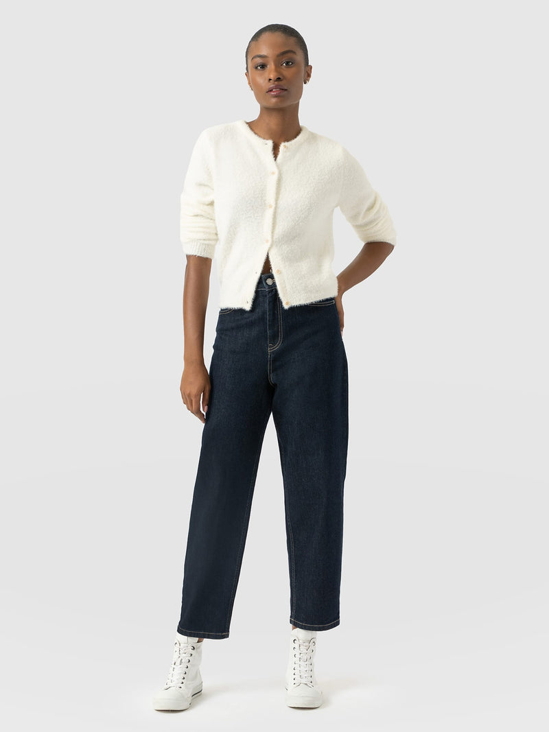 Barrel Leg Jean - Indigo - Women's Jeans | Saint and Sofia® UK
