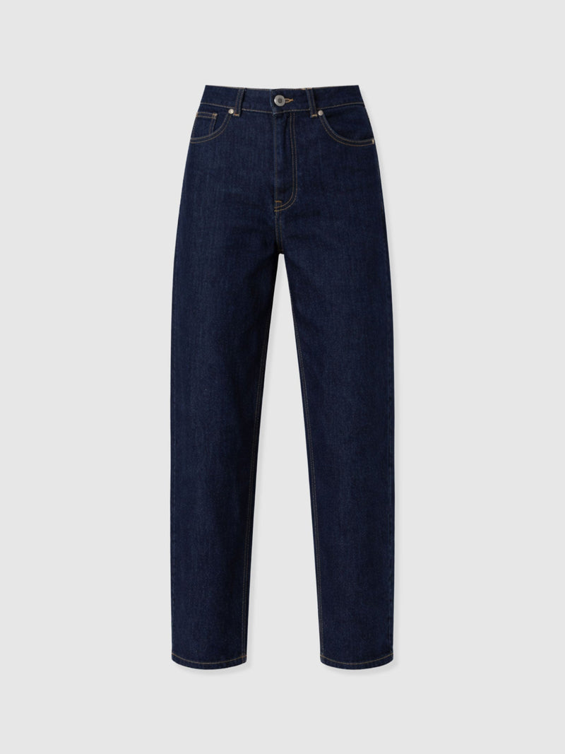 Barrel Leg Jean - Indigo