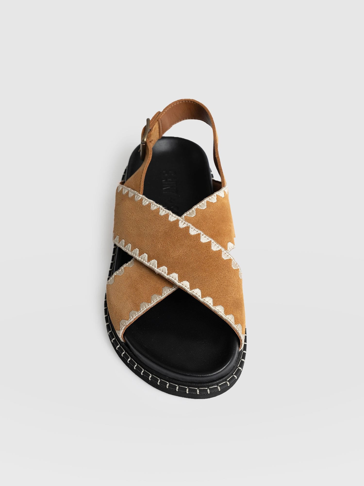 Bonnie Cross Over Sandals - Tan