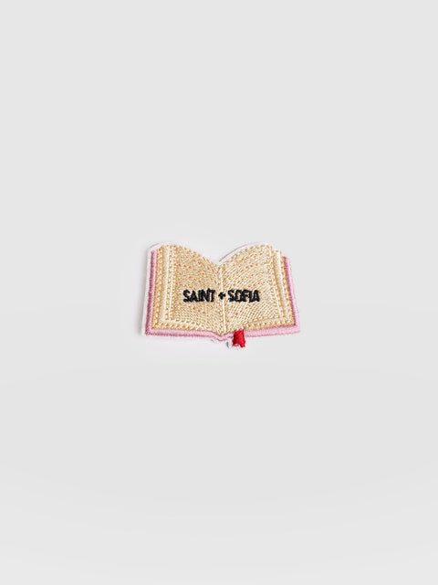 Book Sticker Badge - Cream