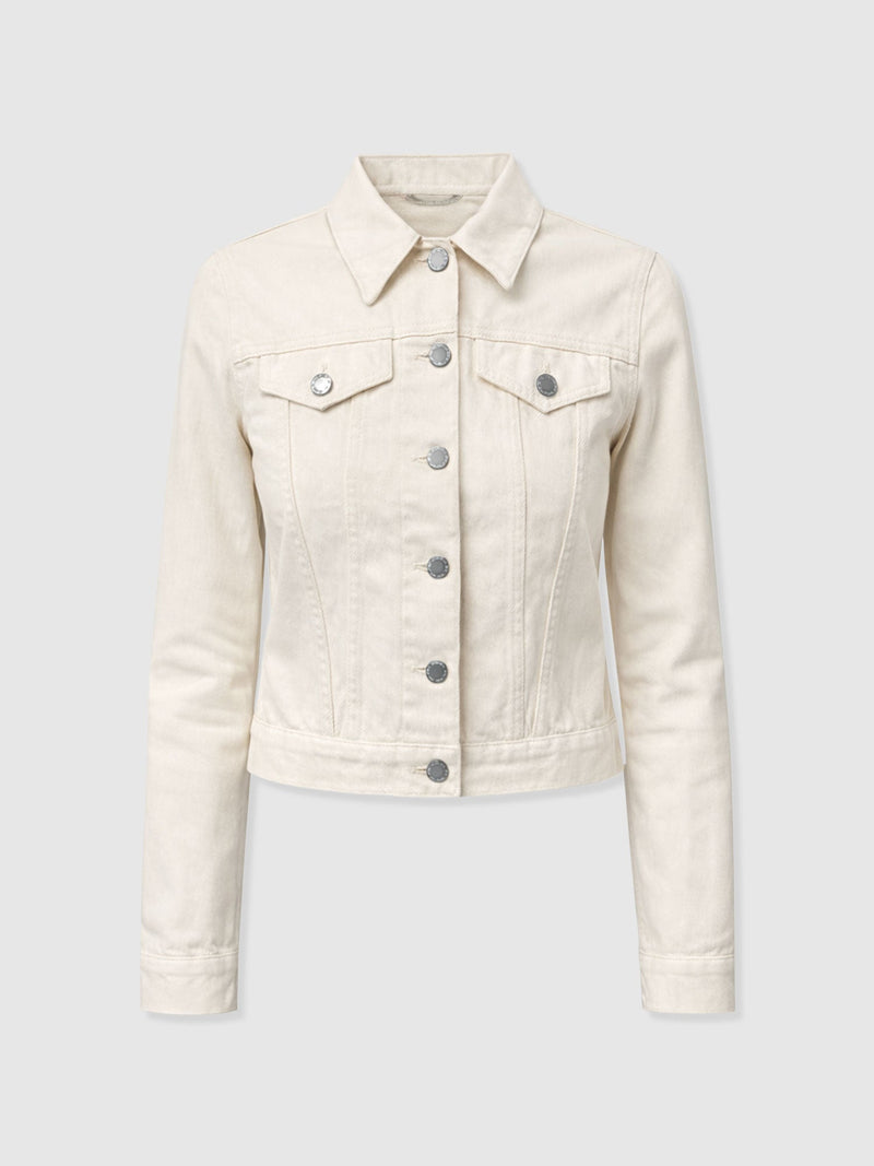 Bowie Denim Jacket - Cream