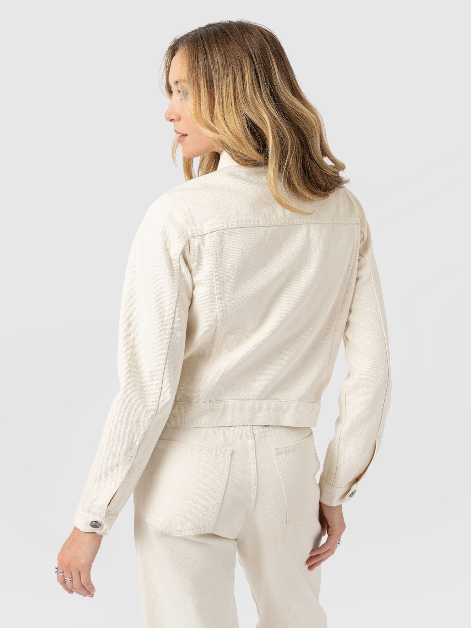 Bowie Denim Jacket - Cream