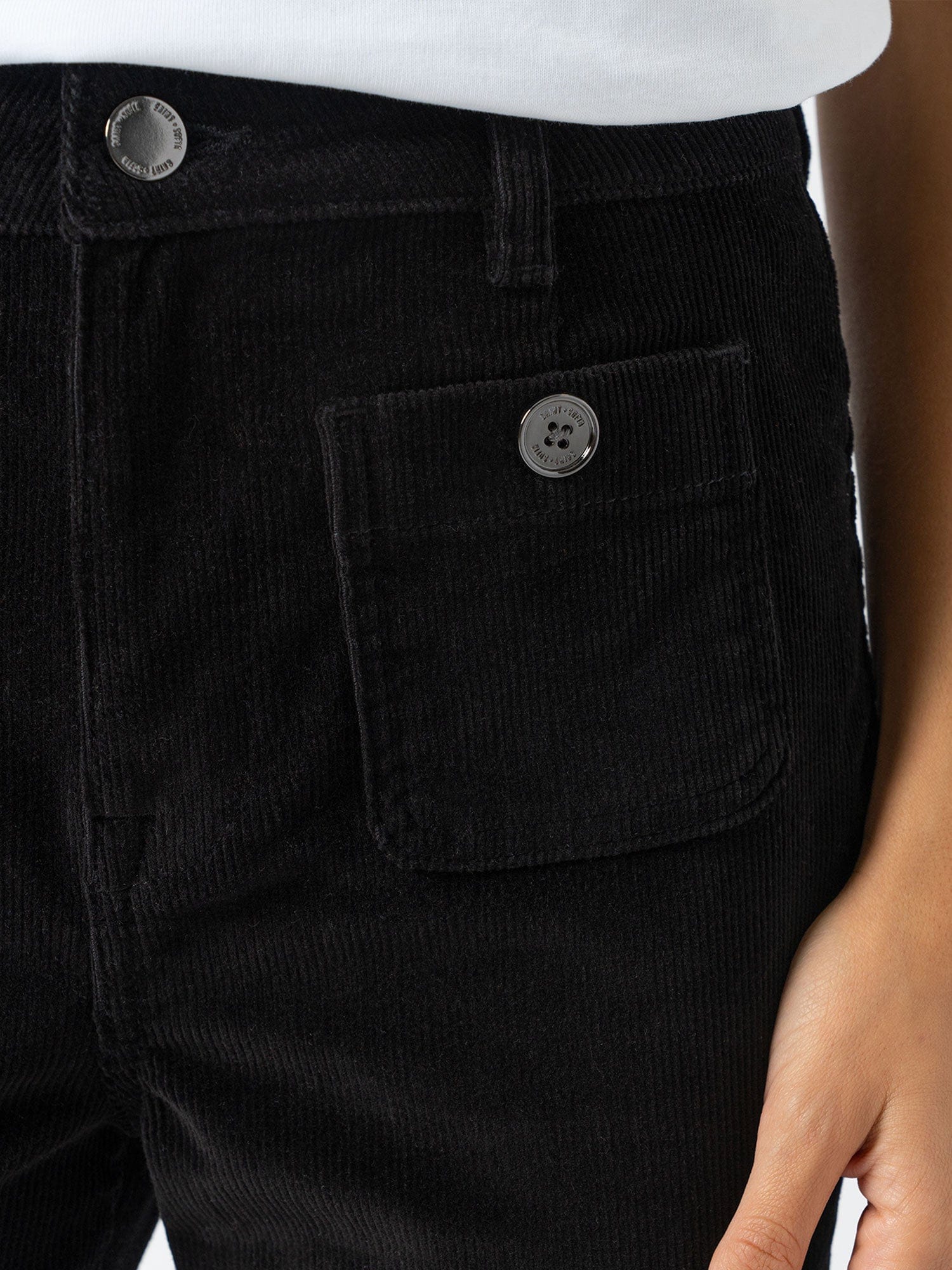 Bowie Flared Pant - Black Cord