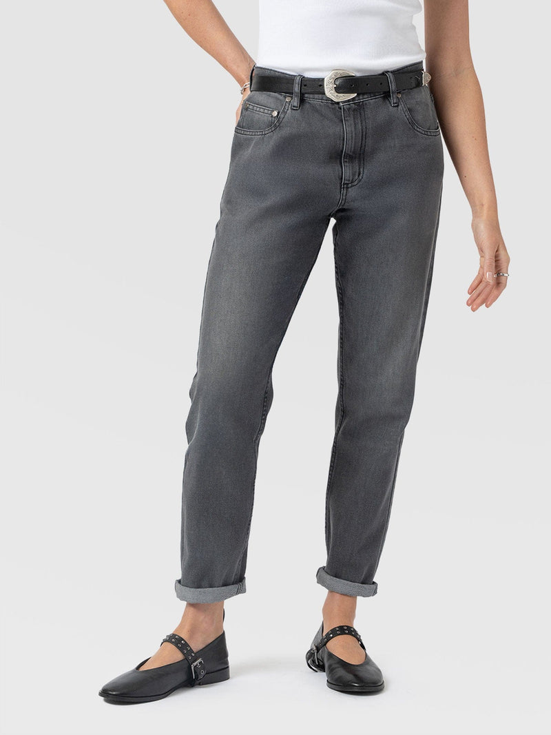 Boyfriend Jeans Black - Women's Jeans | Saint + Sofia® UK