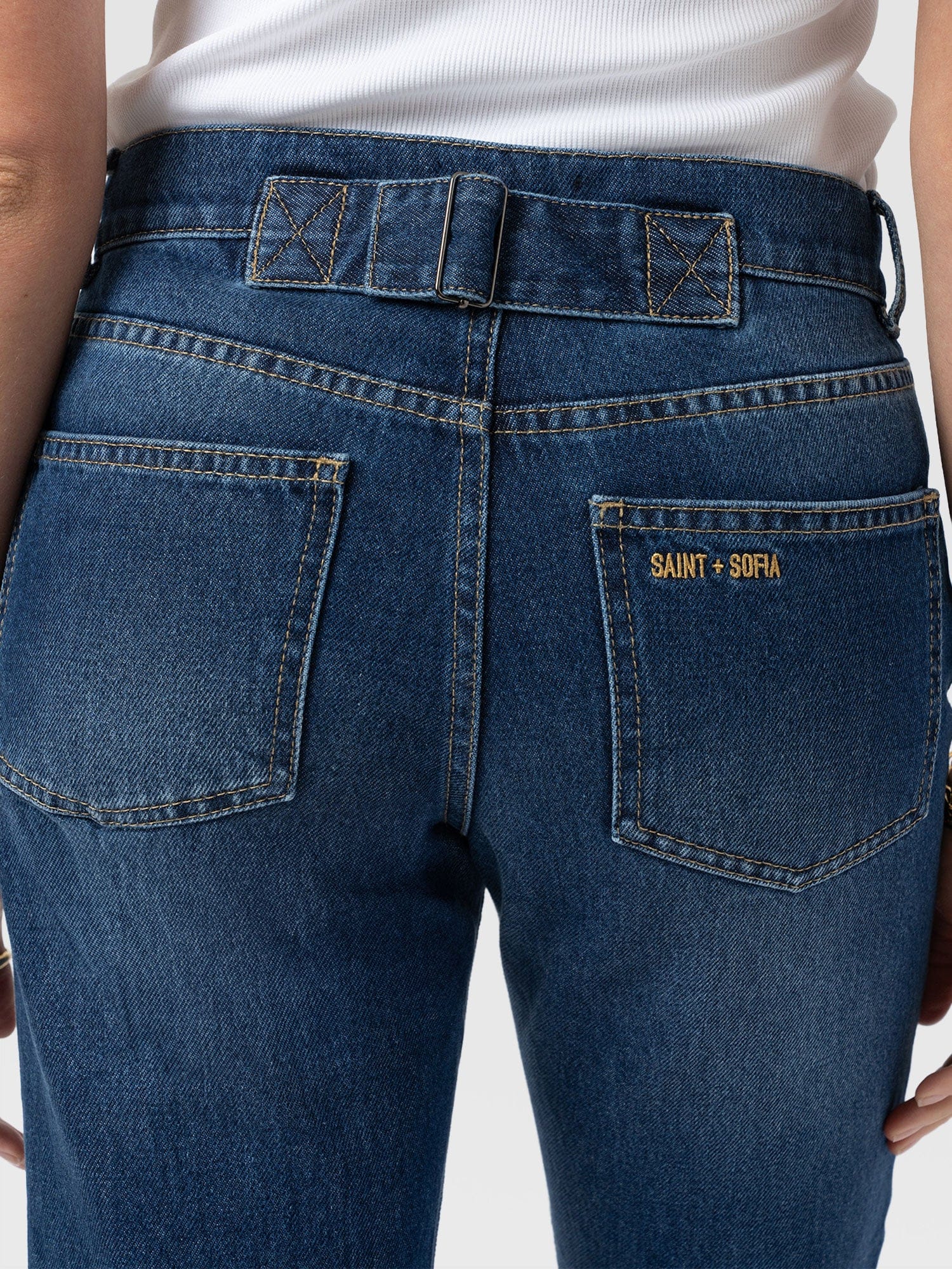 Boyfriend Jeans - Mid Blue