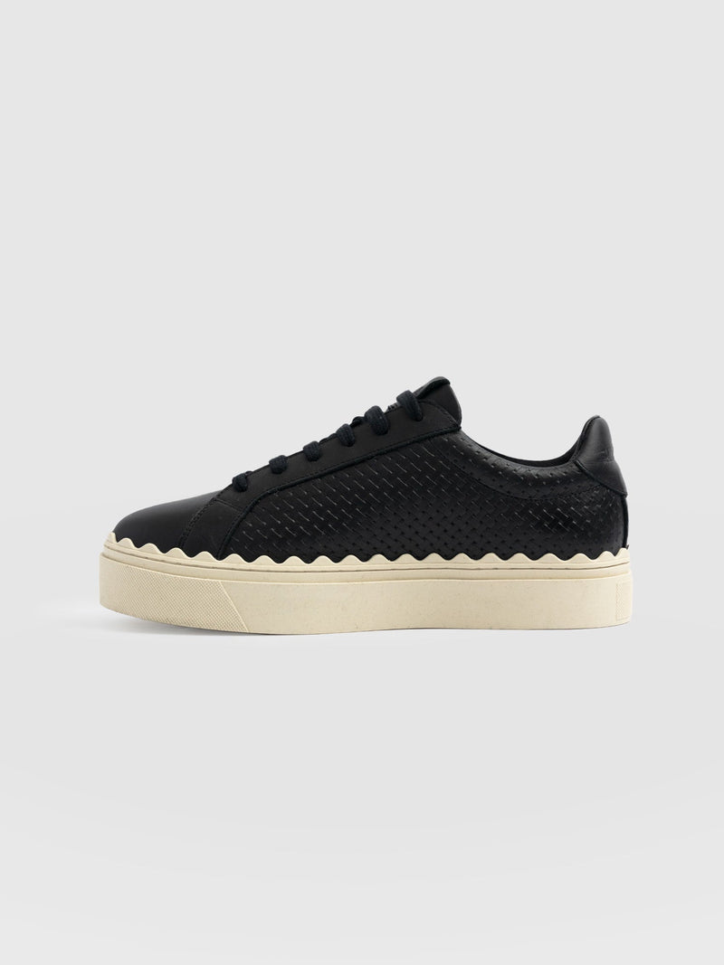 Brook Scallop Trainer - Black