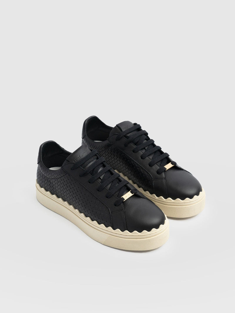 Brook Scallop Trainer - Black