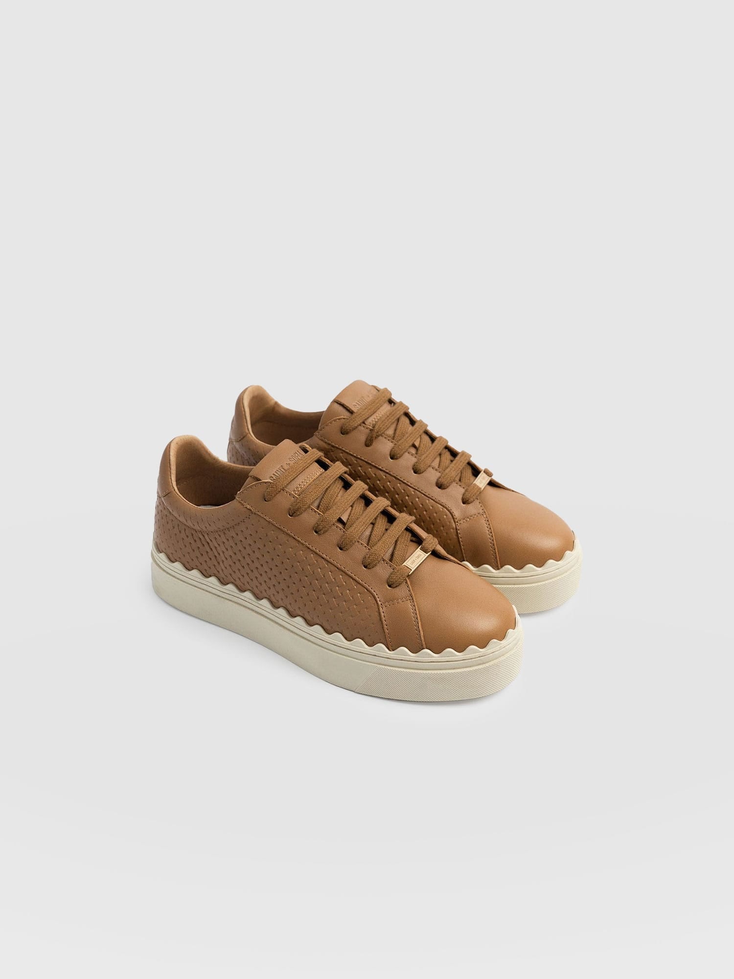 Brook Scallop Trainer - Tan