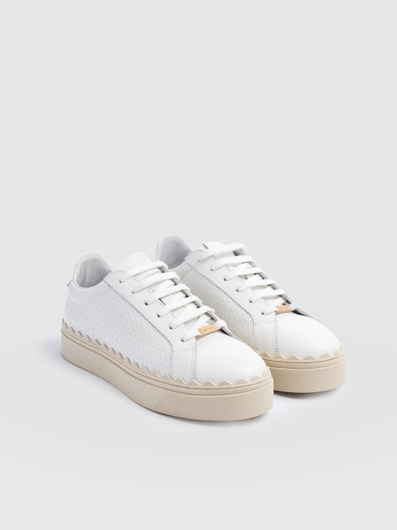 Brook Scallop Trainer - White