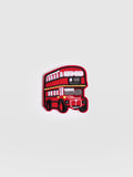 Bus Sticker Badge - Red