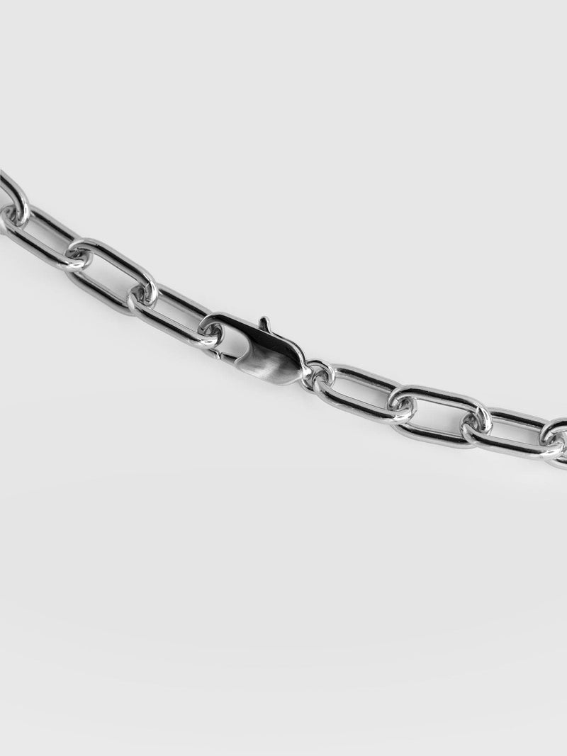 Cable Chain Bracelet - Silver