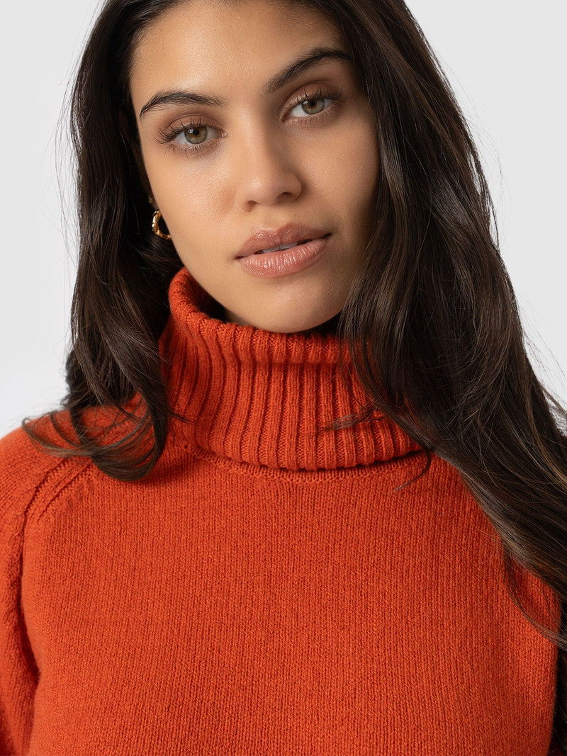 Cambridge Cashmere Jumper - Orange