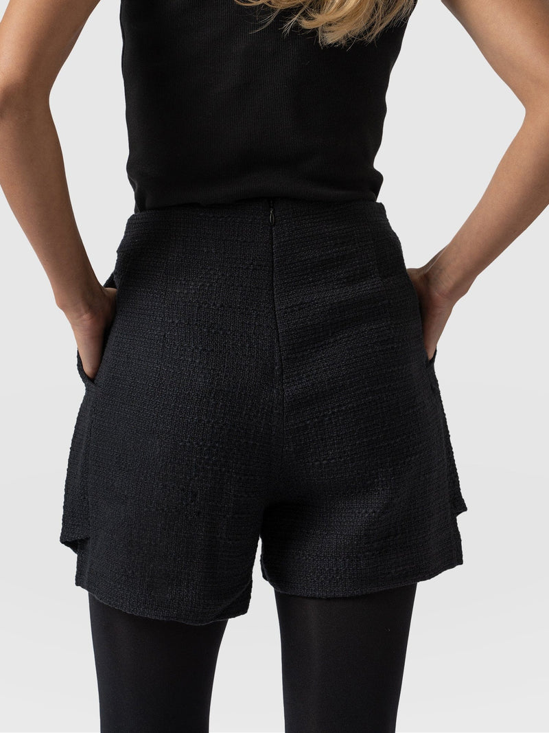 Cambridge Short - Black Bouclé