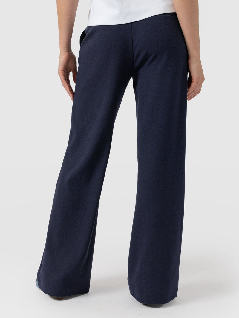 Cambridge Tailored Wide Leg Pant - Navy