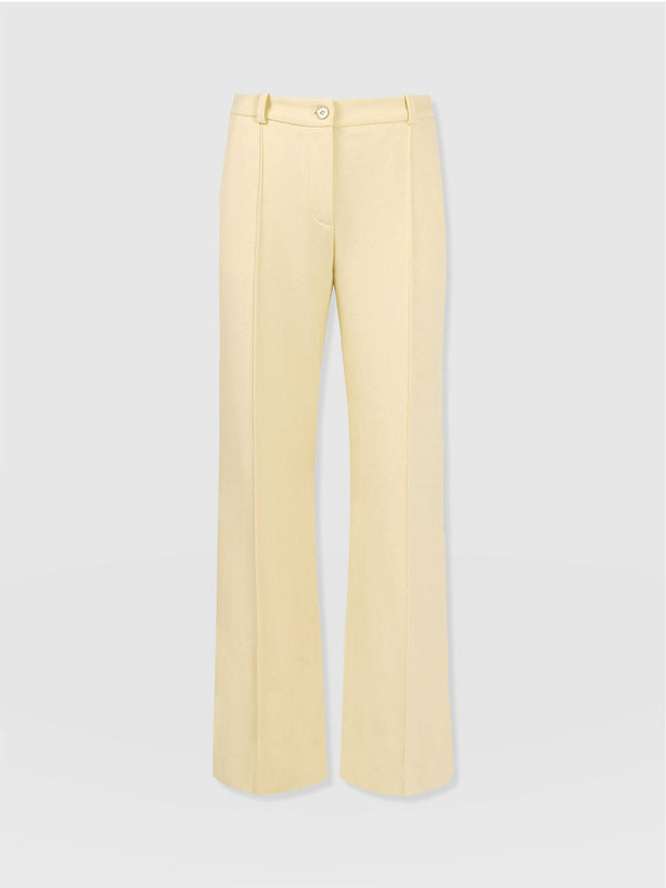 Cambridge Tailored Wide Leg Pant - Yellow