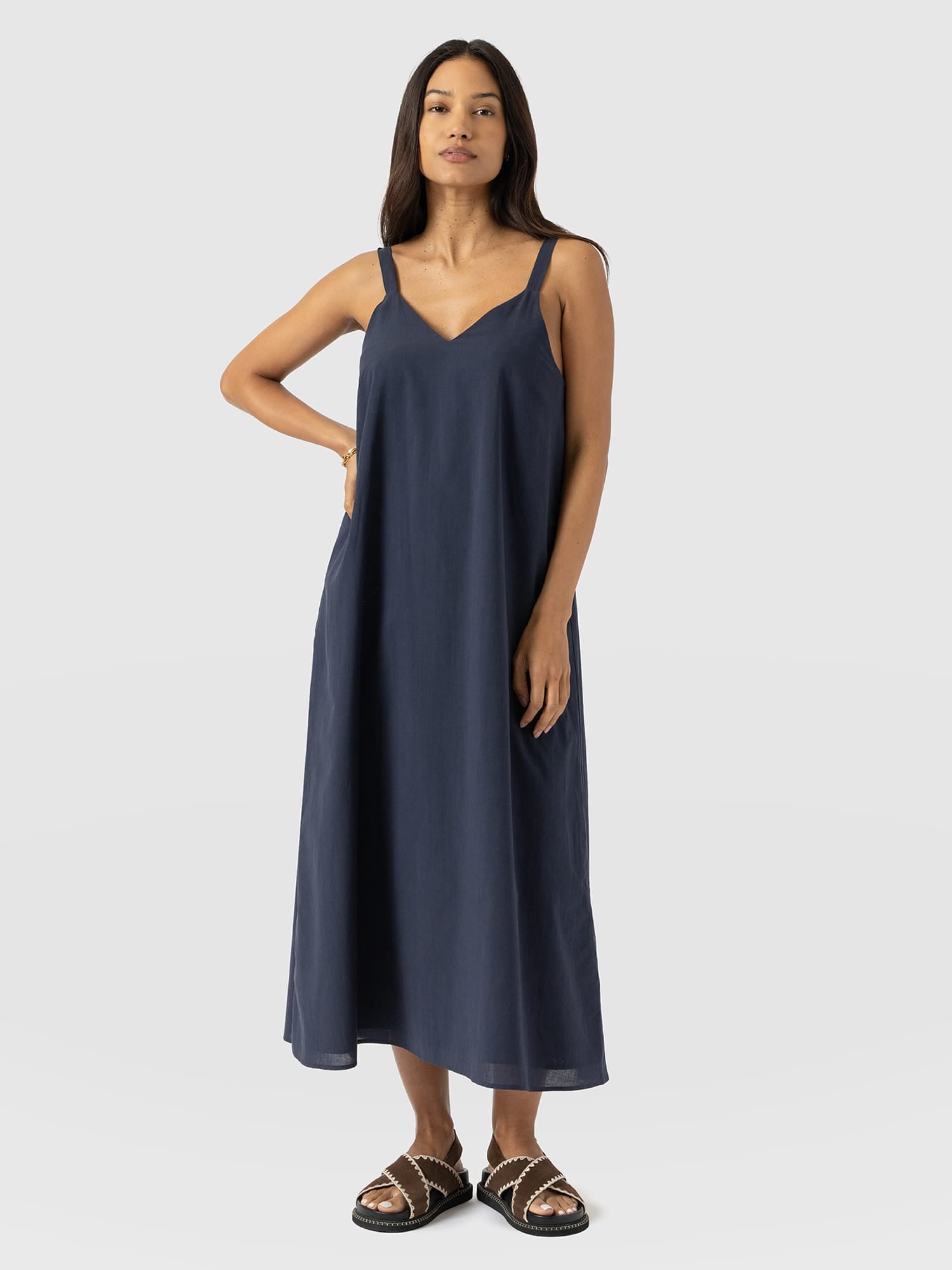 Candice A - Line Dress - Navy