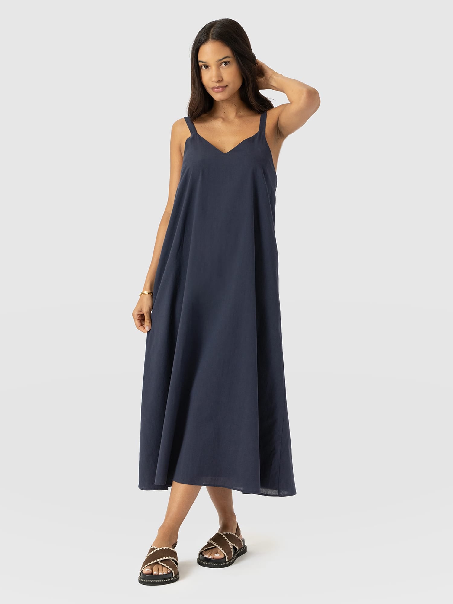 Candice A - Line Dress - Navy