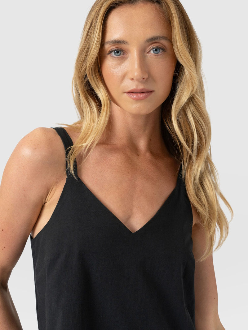 Candice A - Line Mini Dress - Black - Women's Dresses | Saint + Sofia® UK