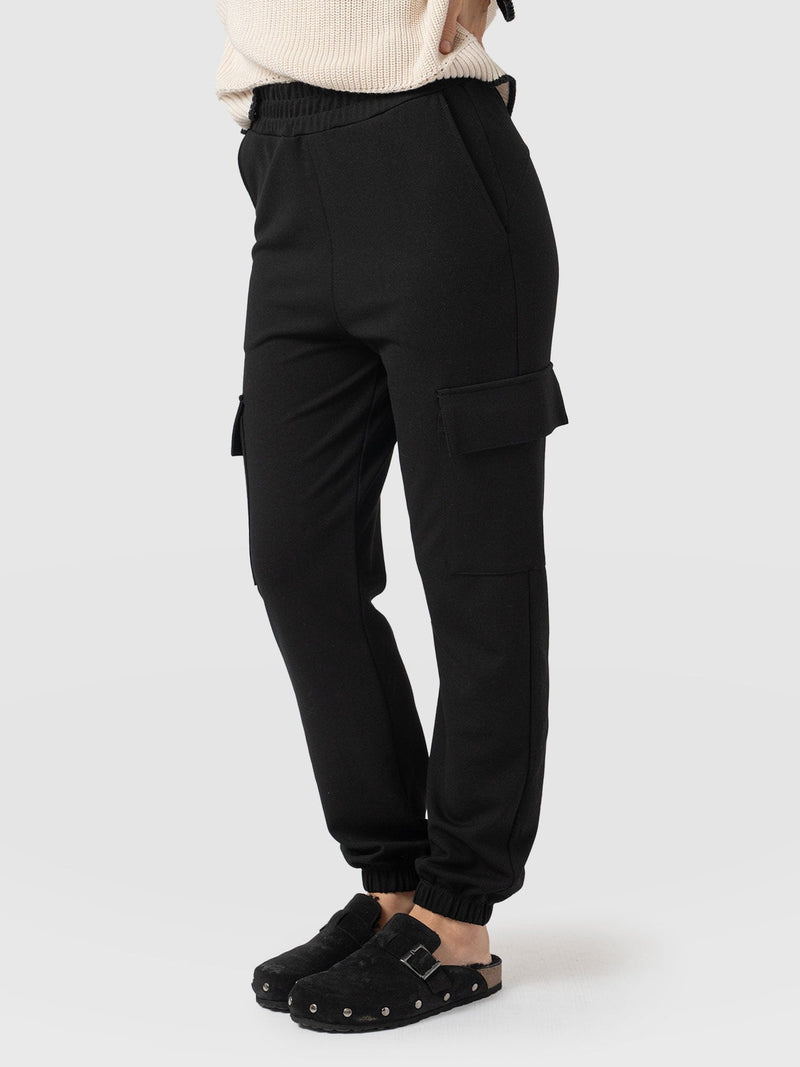 Cargo Tapered Pant - Black