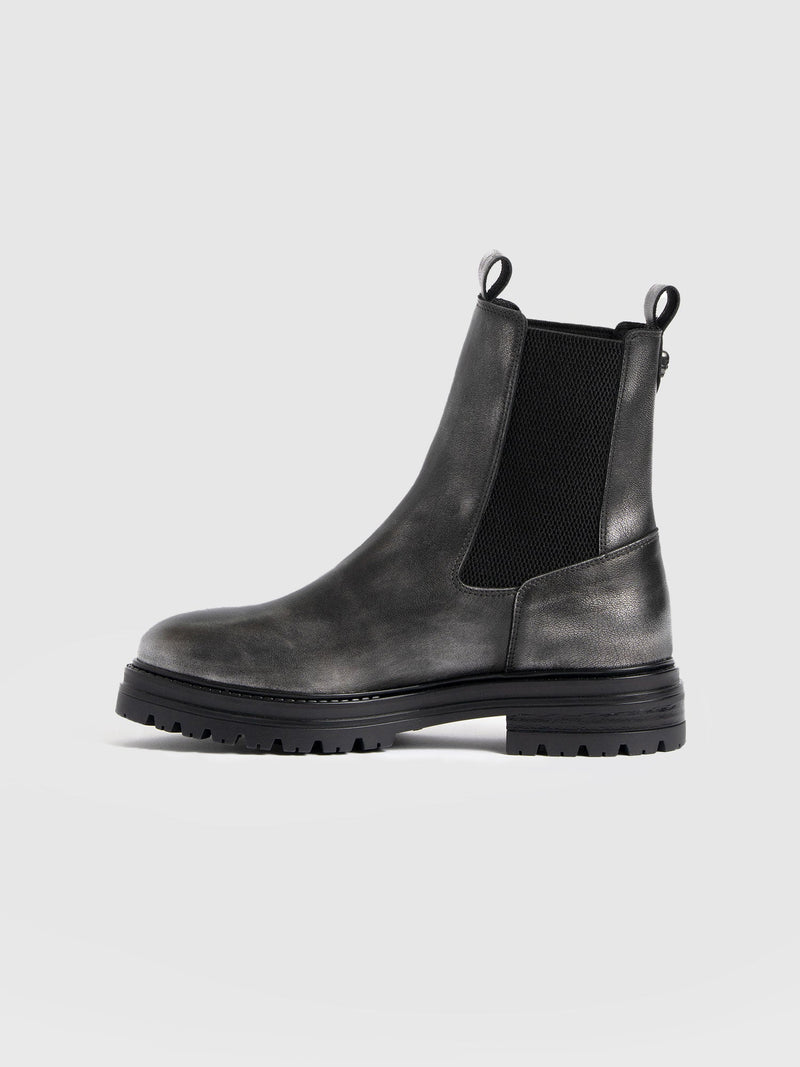 Carnaby Chelsea Boot - Gunmetal