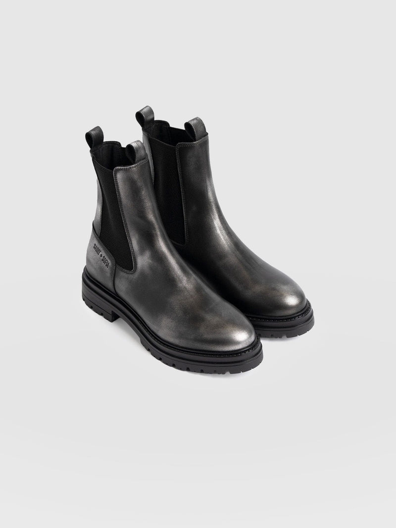 Carnaby Chelsea Boot - Gunmetal
