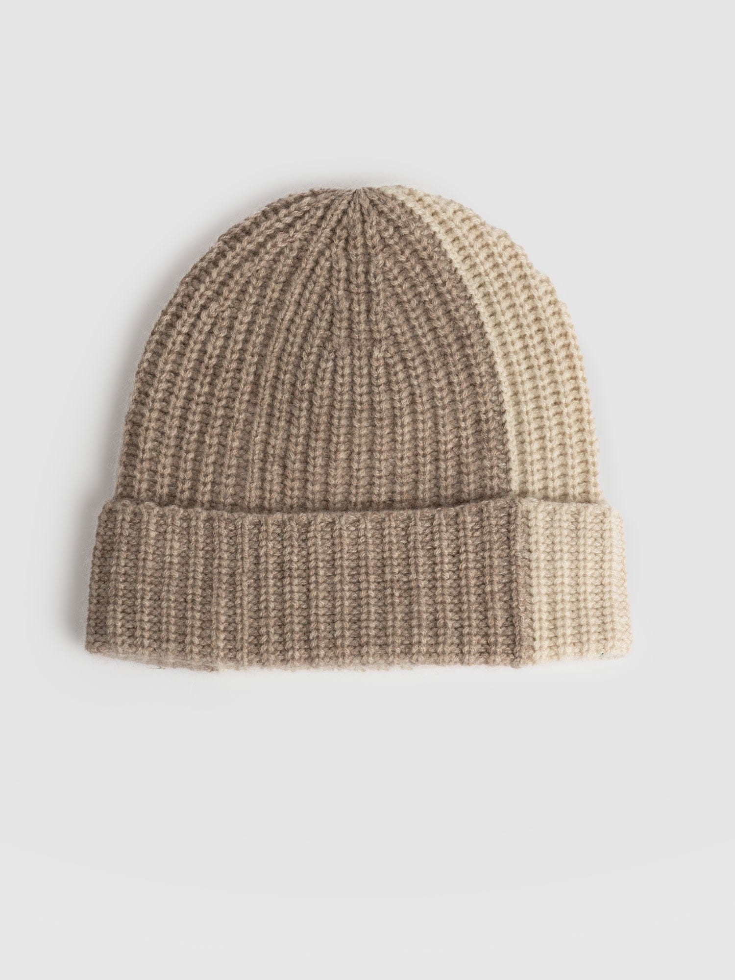 Cashmere Beanie - Cream/Beige