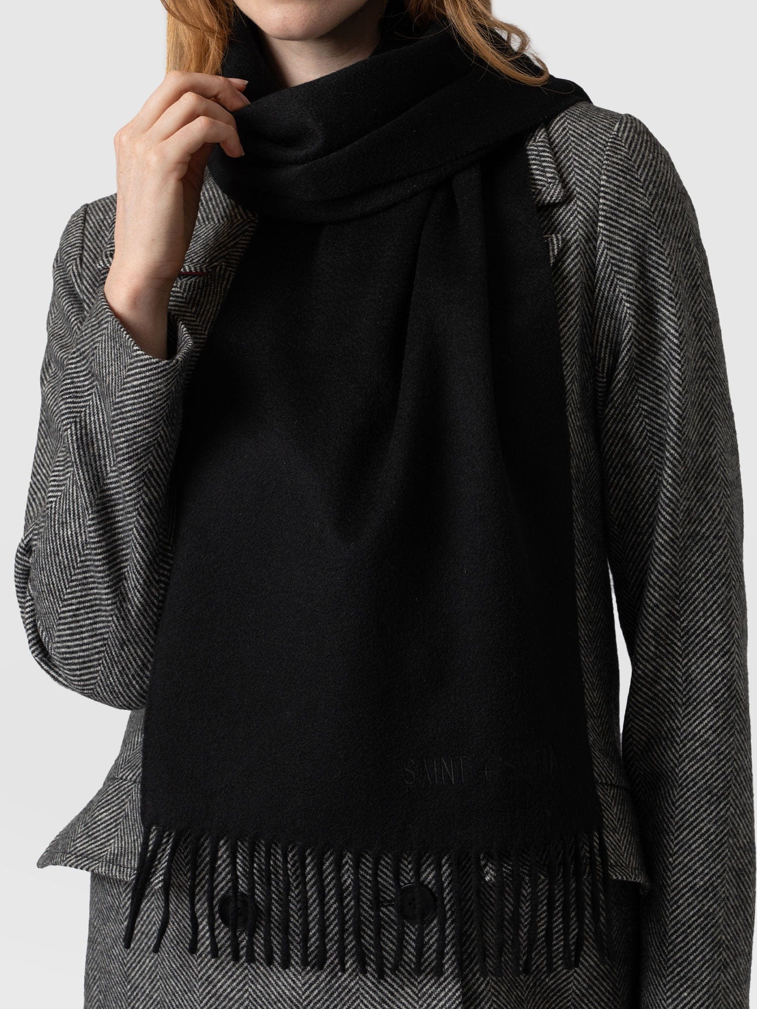 Cashmere Scarf - Black
