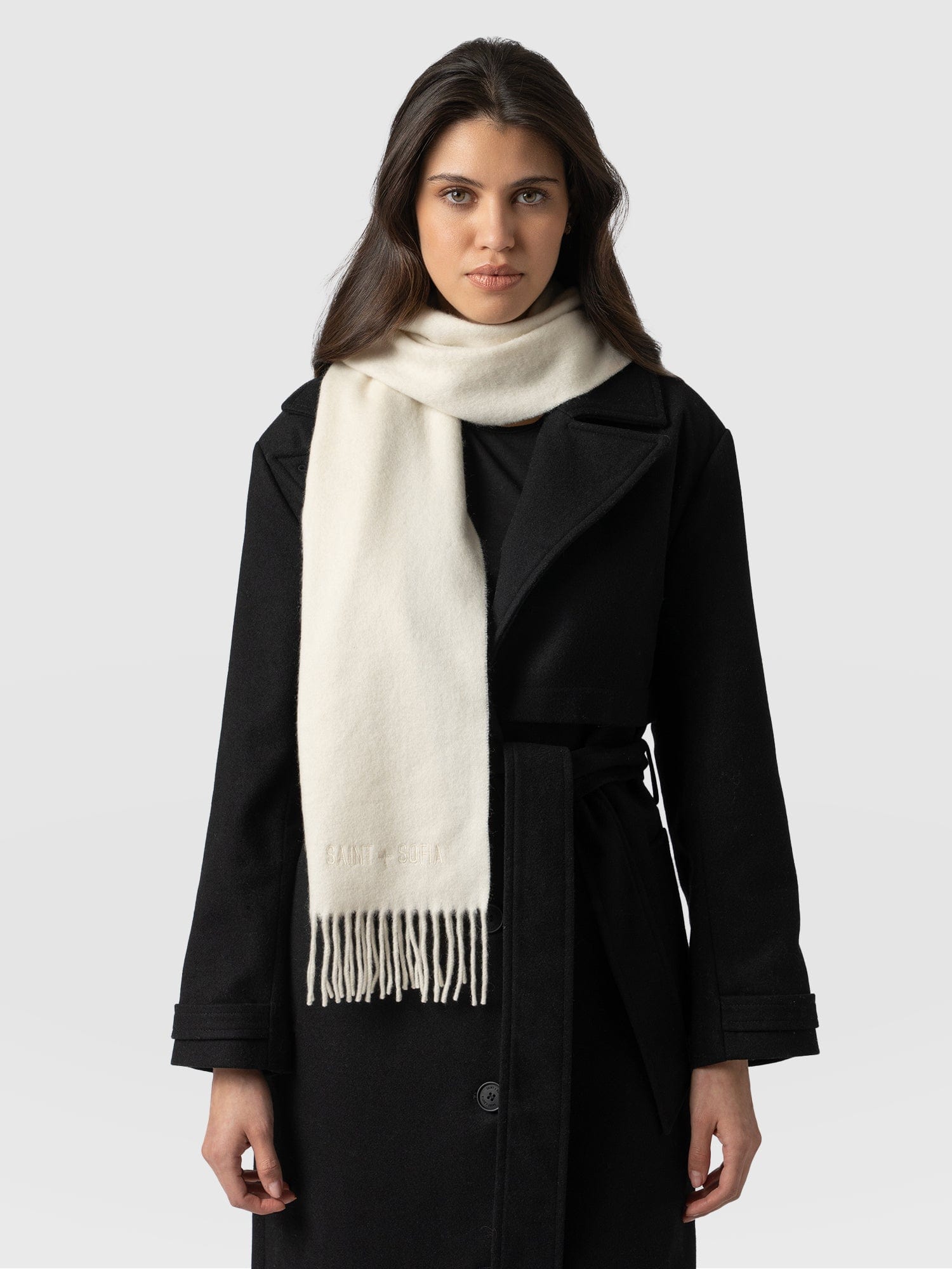 Cashmere Scarf - Cream