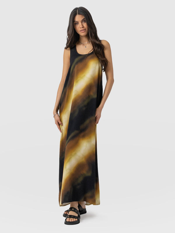 Celeste Maxi Dress - Yellow Gradient